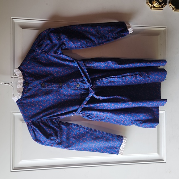 Vintage Polly Flinders Dress Size 6X Color Blue - Picture 5 of 8